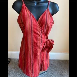 Sexy halter romper, Beautiful oranges and reds